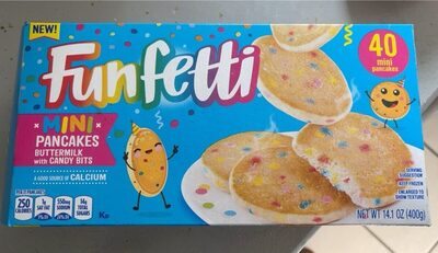 Mini Pancakes Buttermilk With Candy Bits, Candy Bits