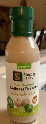 Zesty Garlic & Lime Plant Powered Wellness Dressing, Zesty Garlic & Lime