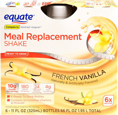 Protein 10 G Meal Replacement Shakes, French Vanilla, French Vanilla