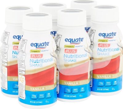 Complete Plus + Protein 13 G, Calories 350 Nutritional Shake Drink, Vanilla, Vanilla