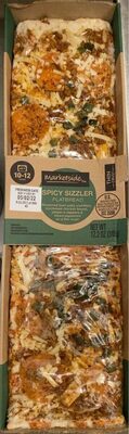 Spicy Sizzler Seasoned Beef Patty Crumbles, Blackened Chicken Breast, Jalapeno Peppers & Sliced Pepperoni On A Thin Crust Flatbread, Spicy Sizzler