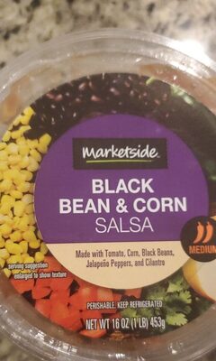 Medium Black Bean & Corn Salsa, Medium Black Bean & Corn