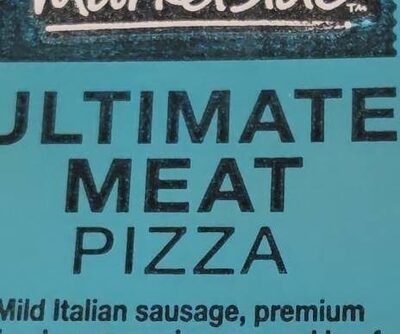 Ultimate Meat Mild Italian Sausage, Premium Sliced Pepperoni, Seasoned Beef Crumbles, Sliced Beef Steak, And Smoky Bacon Medium Traditional Crust Pizza, Ultimate Meat