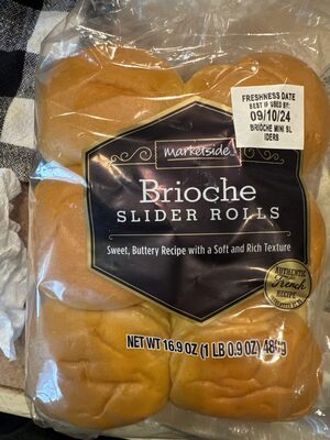 Brioche Slider Rolls, Brioche