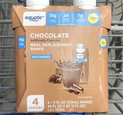 Chocolate Flavored Meal Replacement Shake, Chocolate