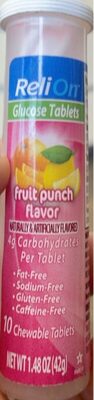 Fruit Punch Glucose Tablets, Fruit Punch