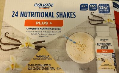 Plus Protein 13 G Nutritional Shakes, Vanilla, Vanilla
