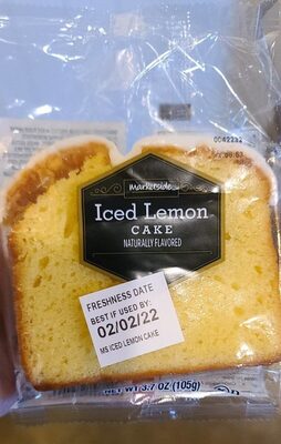 Iced Lemon Flavored Cake, Iced Lemon