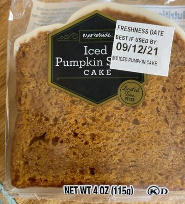 Iced Pumpkin Spice Cake, Iced Pumpkin Spice