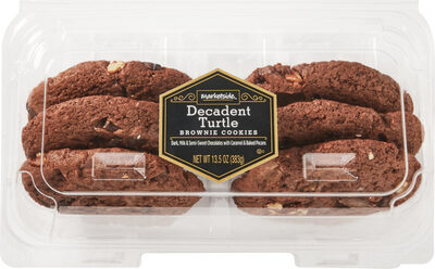 Decadent Turtle Brownie Cookies, Decadent Turtle