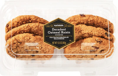 Decadent Oatmeal Raisin Cookies, Decadent Oatmeal Raisin