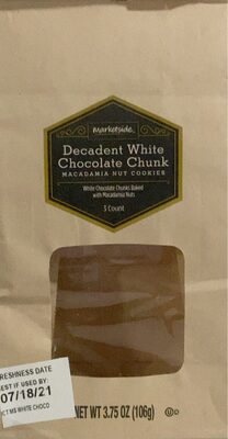 Decadent White Chocolate Chunk Macadamia Nut Cookies, Decadent White Chocolate Chunk