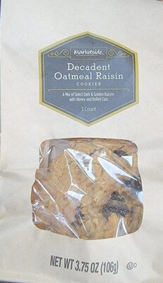 Decadent Oatmeal Raisin Cookies, Decadent Oatmeal Raisin