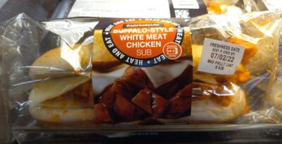 Buffalo-Style White Meat Chicken Sub, Buffalo-Style White Meat Chicken