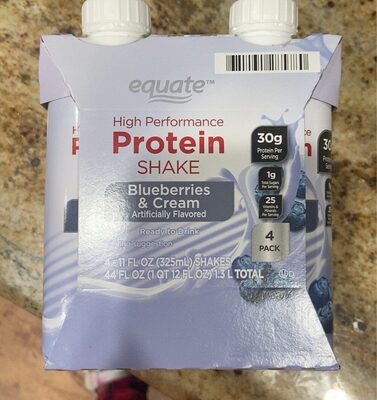 Blueberries & Cream High Performance Protein Shake, Blueberries & Cream