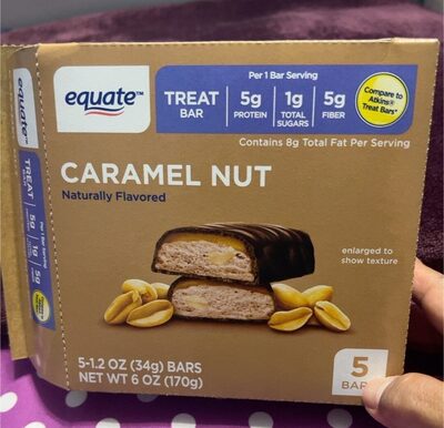 Caramel Nut Treat Bars, Caramel Nut
