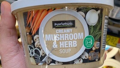 Creamy Mushroom & Herb Soup, Creamy Mushroom & Herb