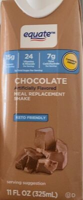 Protein 15 G Meal Replacement Shakes, Chocolate, Chocolate