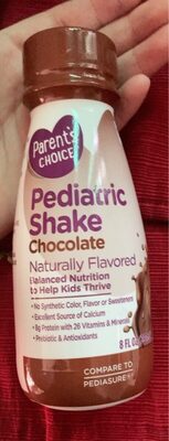 Pediatric Shakes, Chocolate, Chocolate