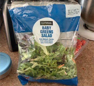 Baby Greens Baby Spinach, Carrots, Baby Lettuce Blend, Endive, Baby Greens Blend, Radicchio Salad, Baby Greens