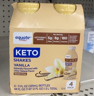 Vanilla Flavored Keto Shakes, Vanilla