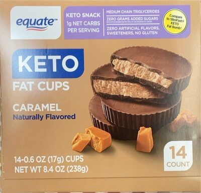 Keto Fat Cups, Caramel, Caramel