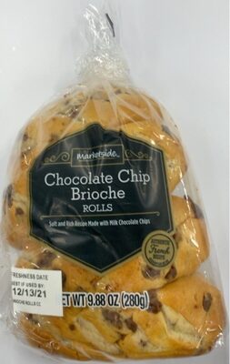 Chocolate Chip Brioche Rolls, Chocolate Chip