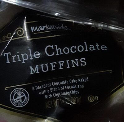 Triple Chocolate Muffins, Triple Chocolate
