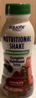 High Protein 20 G Nutritional Shakes, Chocolate, Chocolate