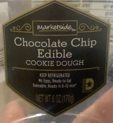 Chocolate Chip Edible Cookie Dough, Chocolate Chip