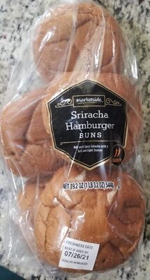 Sriracha Hamburger Buns, Sriracha