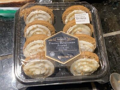 S'Mores Buttercreme Frosted Flavored Cookies, S'Mores Buttercreme Frosted