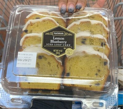 Lemon Blueberry Iced Loaf Cake, Lemon Blueberry