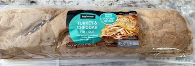 Turkey & Cheddar Oven Roasted Turkey Breast, Cheddar Cheese, Sweet Grain Bread Full Sub, Turkey & Cheddar