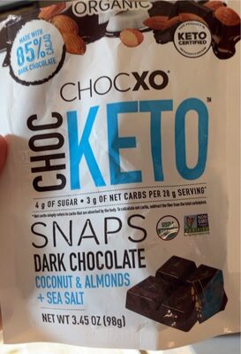 Dark Chocolate Almond Coconut Keto Butter Cups, Dark Chocolate, Almond Coconut
