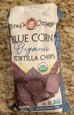 Blue Corn Organic Tortilla Chips, Blue Corn