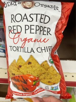 Roasted Red Pepper Organic Tortilla Chips, Roasted Red Pepper
