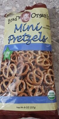 Brad's Organic Mini Pretzels, 8 Oz