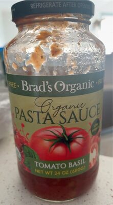 Organic Tomato Basil  Pasta Sauce, Tomato; Basil