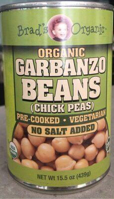 No Salt Added Organic Garbanzo Beans