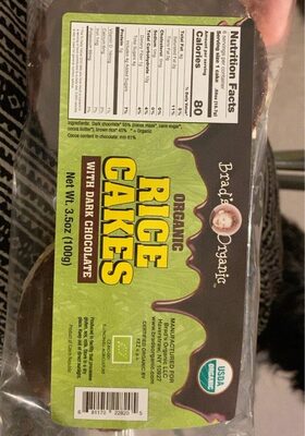 Dark Chocolate Rice Cakes, Dark Chocolate