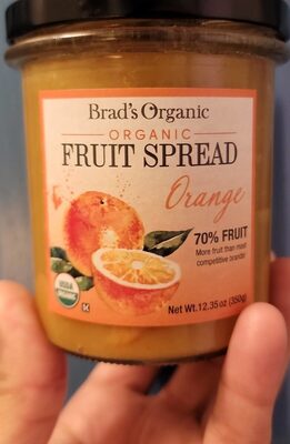 Orange Organic  Fruit Spread