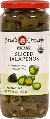 Sliced Organic Jalapenos
