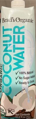 Coconut Organic Water, Coconut
