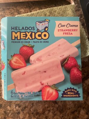 Con Crema Strawberry Fresa Premium Ice Cream, Con Crema Strawberry Fresa