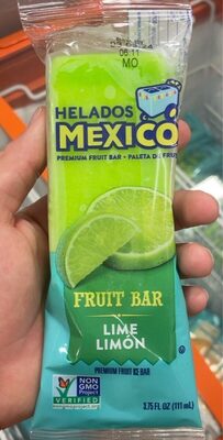 Lime Limon Premium Fruit Ice Bar, Lime Limon