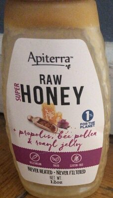 Propolis, Bee Pollen & Royal Jelly Super Raw Honey, Propolis, Bee Pollen & Royal Jelly