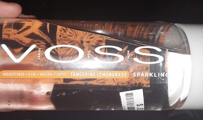 Tangerine Lemongrass Flavored Sparkling Artesian Water, Tangerine Lemongrass