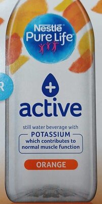 Orange With Potassium Still Water Beverage, Orange