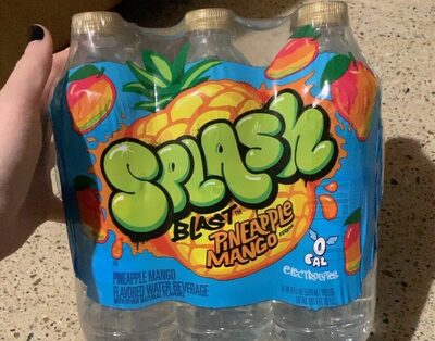 Pineapple Mango Flavored Water Beverage, Pineapple Mango
